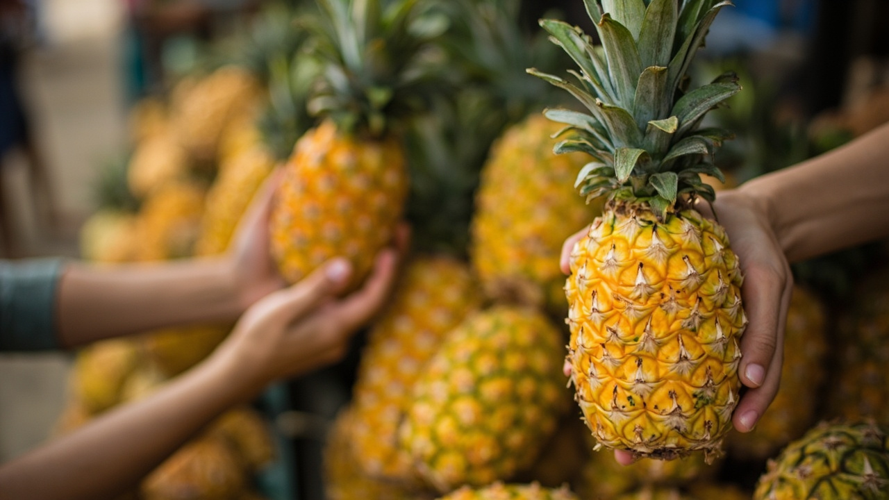 Cara Memilih Nanas yang Matang: 5 Indikator dalam 10 Detik