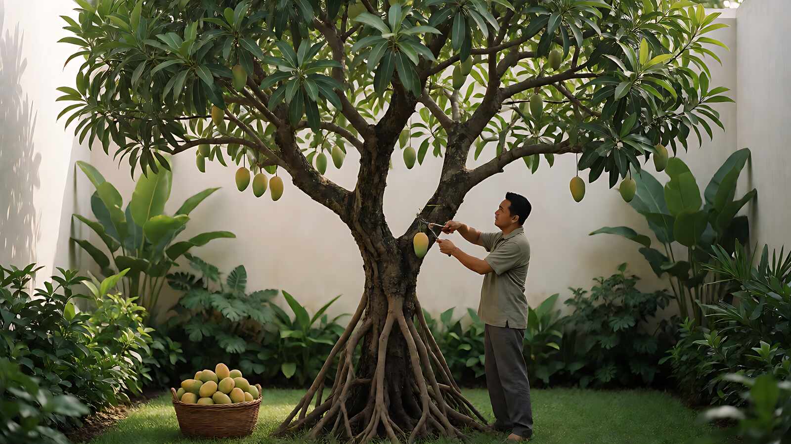 Pemangkasan Mangga: Bentuk Tajuk agar Lebih Banyak Buah