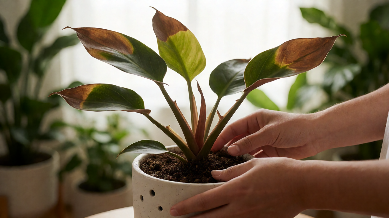 Philodendron Daun Coklat: 5 Penyebab Lengkap dan Solusinya