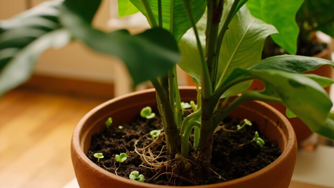 Perbanyakan Alami Philodendron Lewat Anakan, Bukan Stek