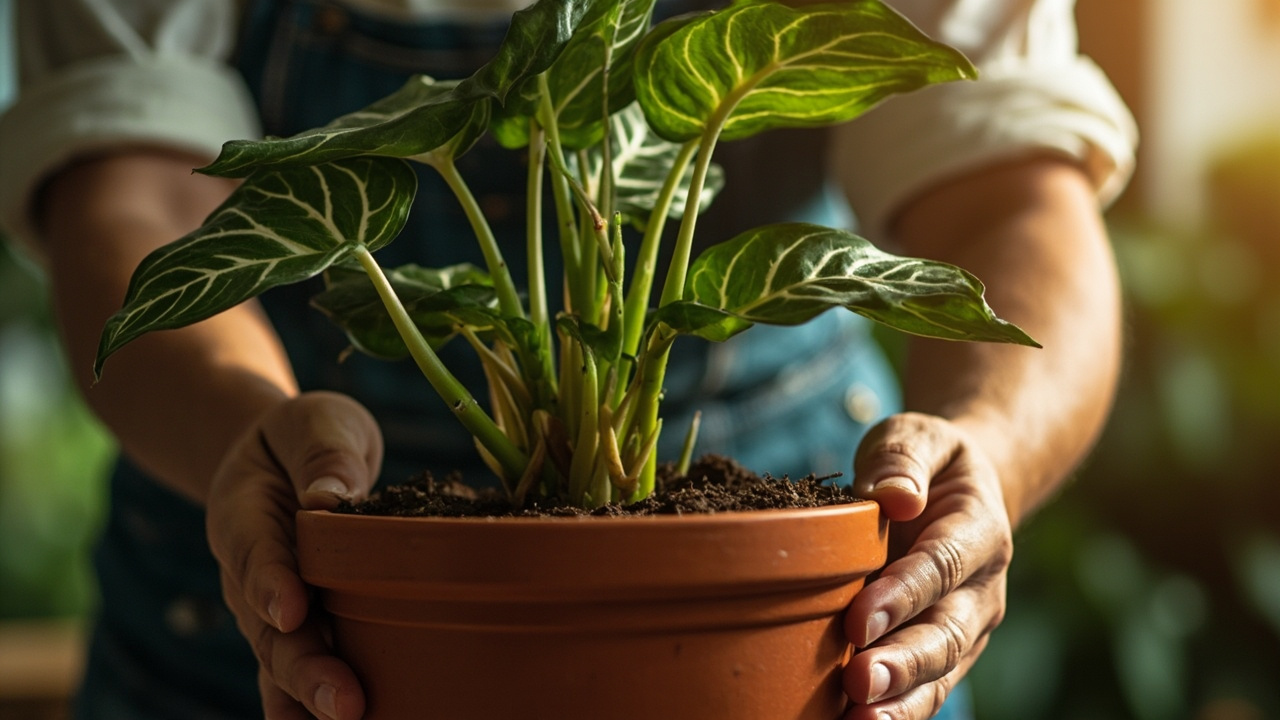 Repotting Alocasia (Keladi): Kapan Waktunya dan Komposisi Media yang Tepat