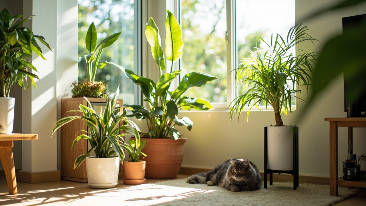 10 Tanaman Hias Aman untuk Kucing dan Anak Kecil di Rumah