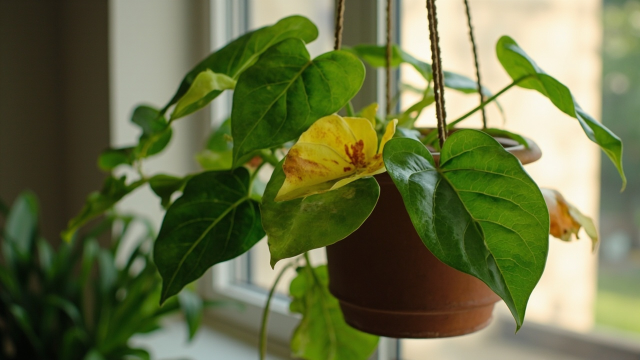 Daun Philodendron Menguning: 6 Penyebab + Solusi Indoor