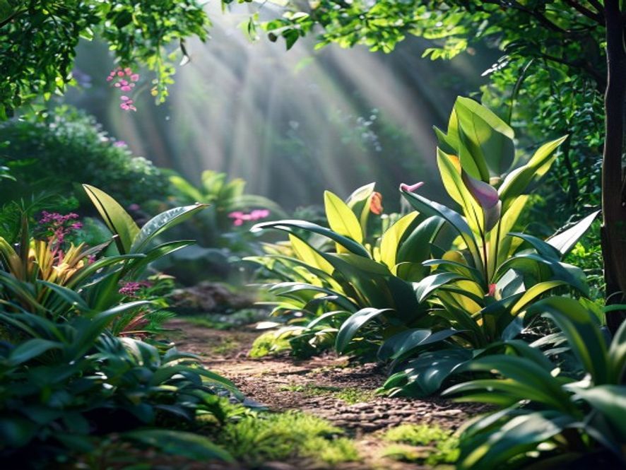 Proses repotting tanaman hias dari pot kecil ke pot lebih besar